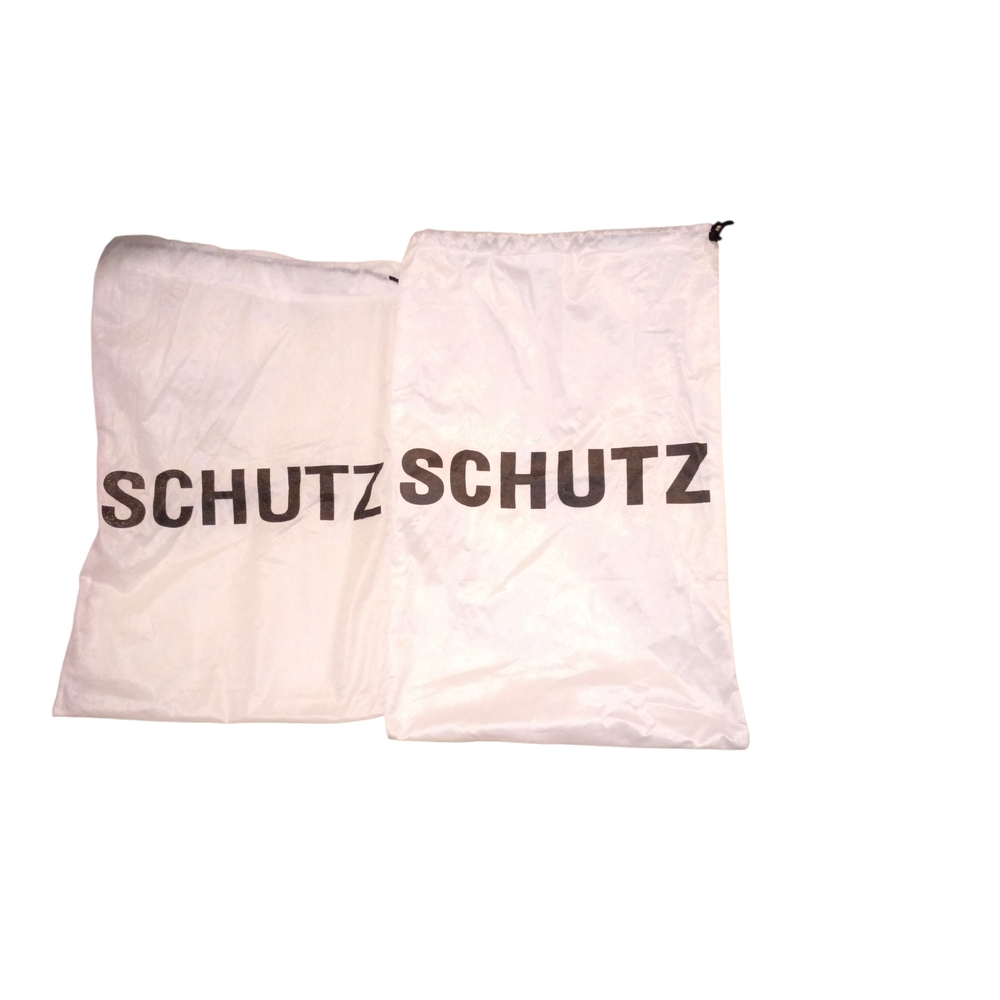 SCHUTZ White Shoe Dust Bags Set Of Two 10x15